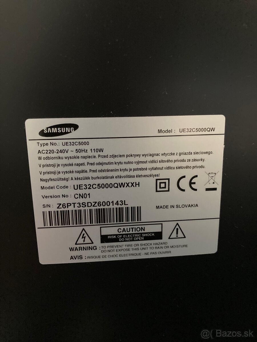 Samsung TV UE32C - 2