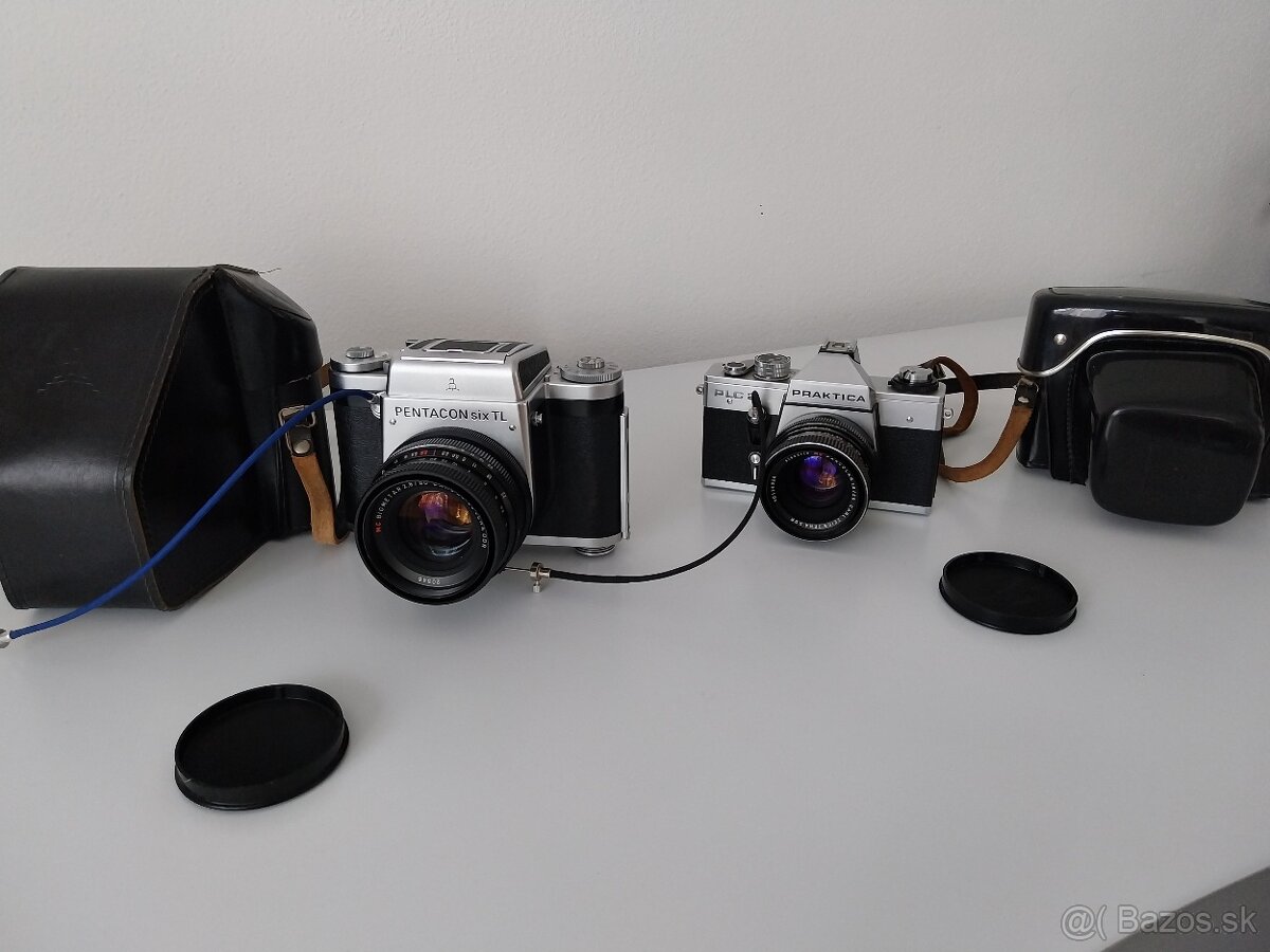 Pentacon six TL a Praktica PLC2 - 2