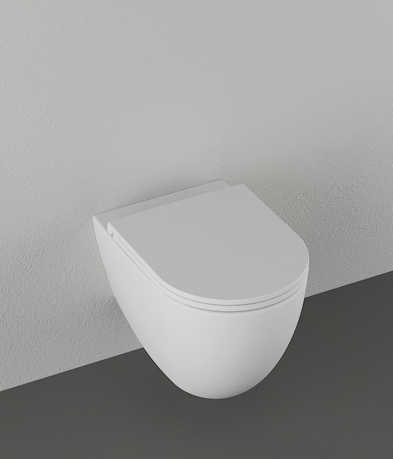 Závesné wc Infinity - biela matná - 2