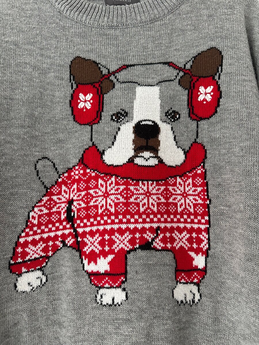 Pulover s vianocnym motivom - 2