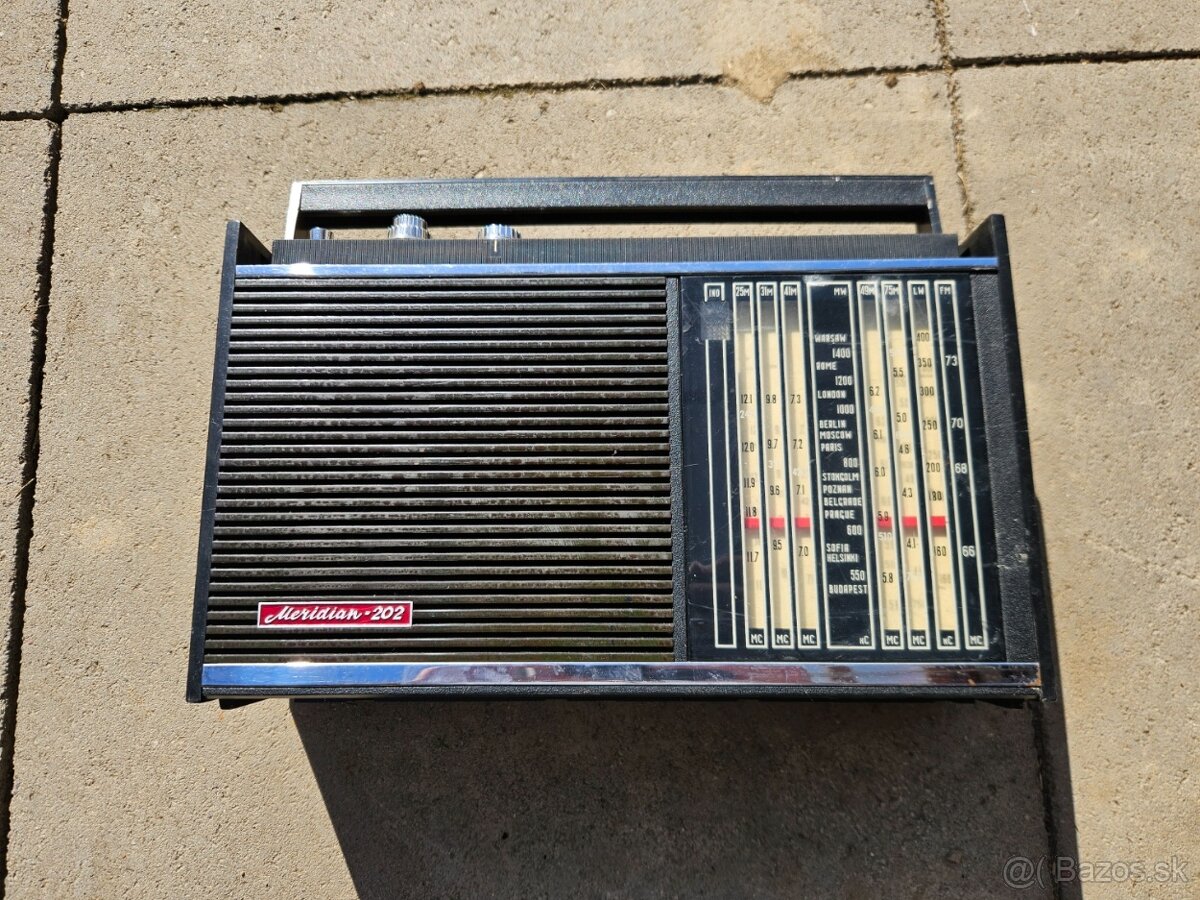 Tranzistorové rádio Meridian 202 USSR - 2