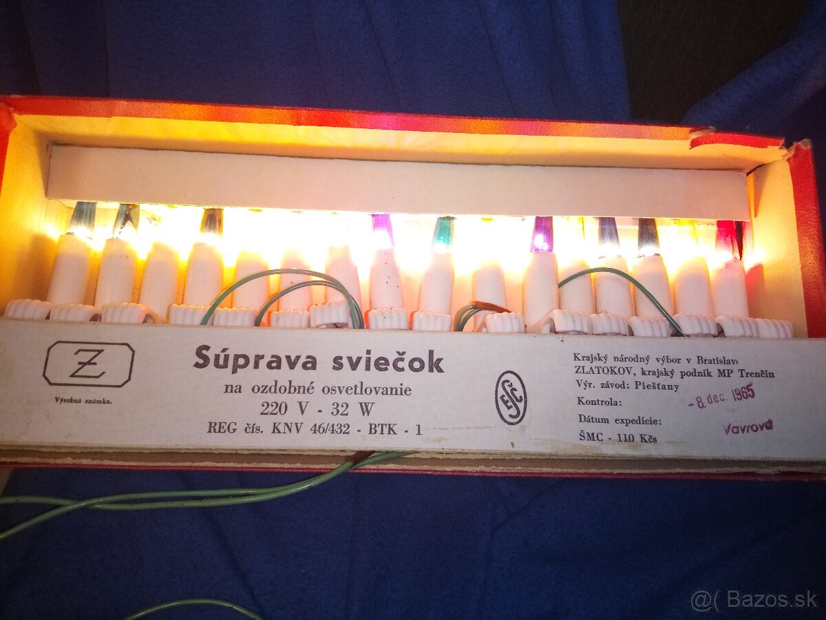 Retro vianocne osvetlenie zlatokov typ 4 - 2