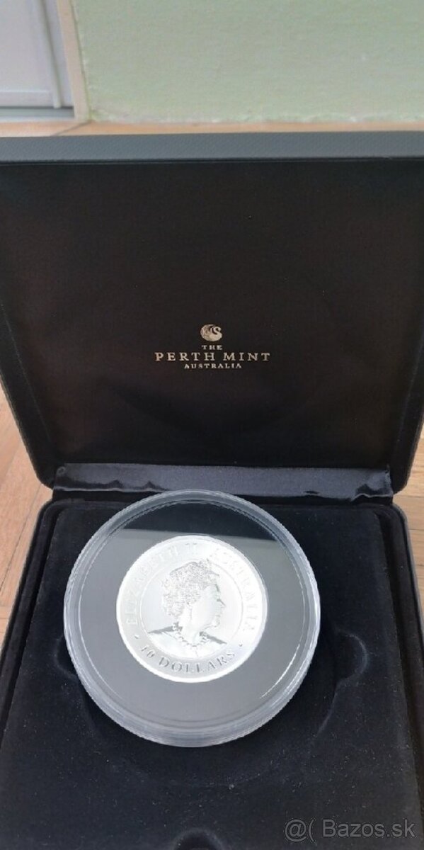 10 Dollars 2022 Austrália AG rýdzosť 999/1000 - 2