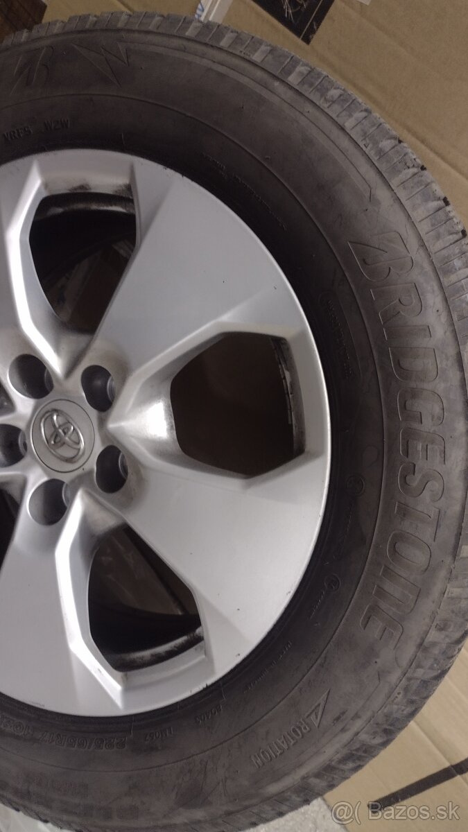 Predám sadu 4 ks ALU diskov so zimnými pneumatikami + TPMS - 2