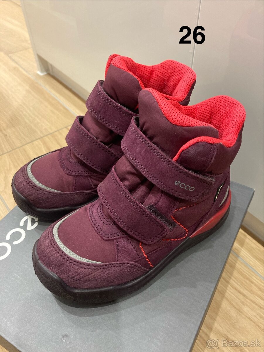 Dievčenské zimné topánky Ecco 25 + 26 - 2
