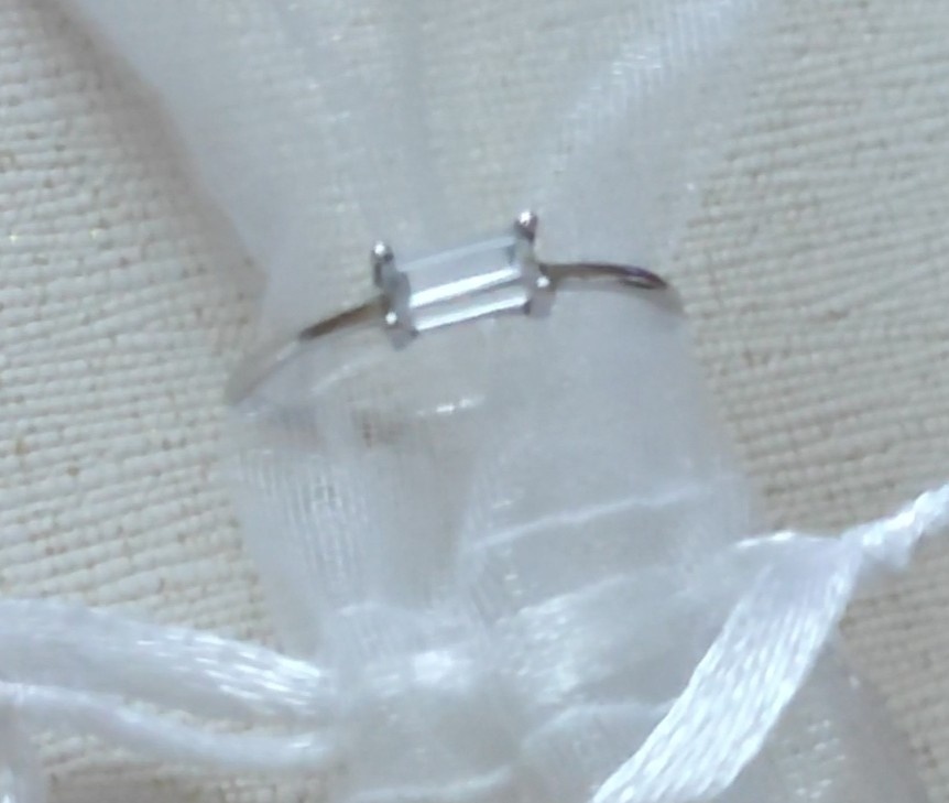 Dámsky strieborný prsteň - 2
