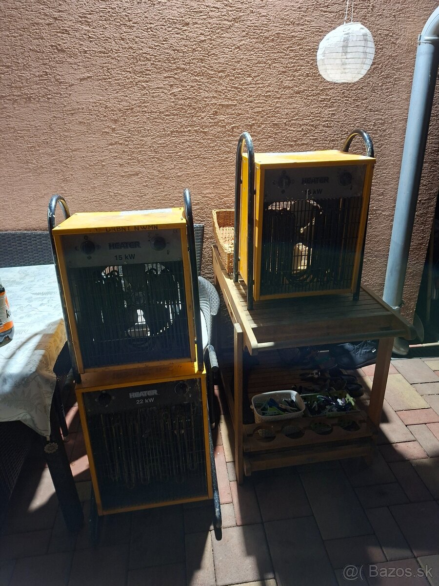 Elektricke ohrievače 2x15 kw 1x 22 - 2