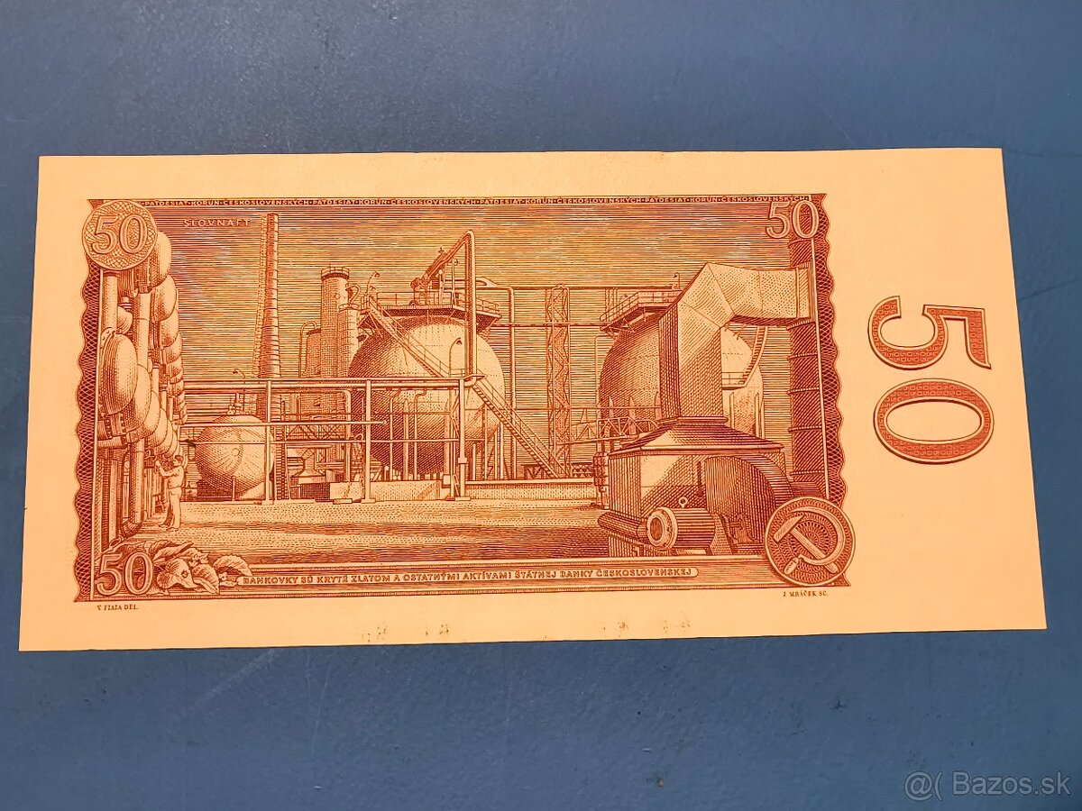 BANKOVKA: 50-Kčs 1964 aUNC - 2