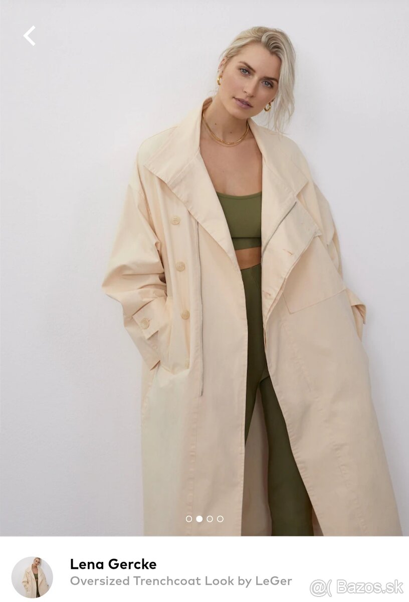 LeGer Celina dlhý kabát oversize - 2