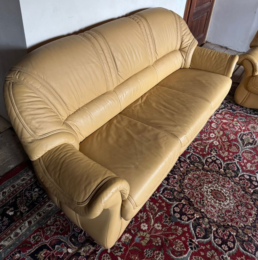 Kožená sedací souprava 3+1,5837 - 2