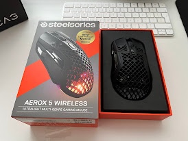 Ultra lahka mys SteelSeries Aerox 5 Wireless + zaruka - 2