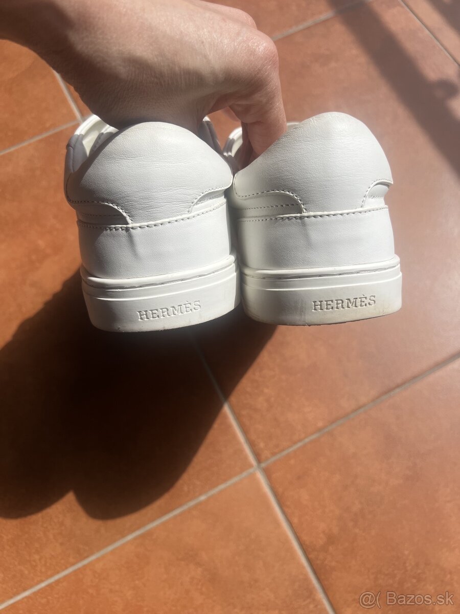 biele tenisky Hermes - 2