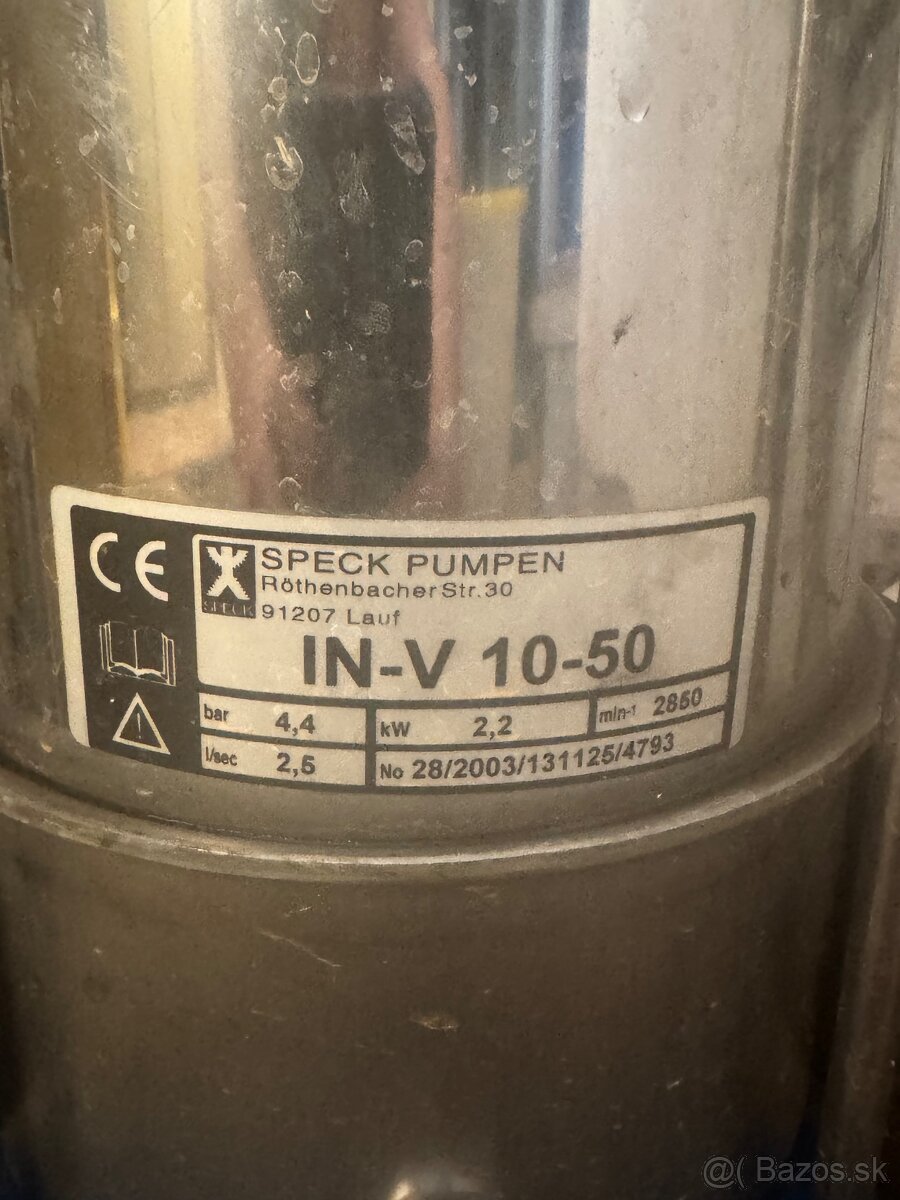 Vodné čerpadlo Speck Pumpen 2,2 kW - 2