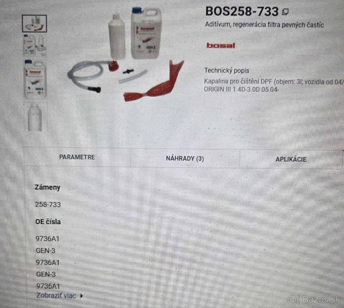 Dpf aditiv 3Litre - 2