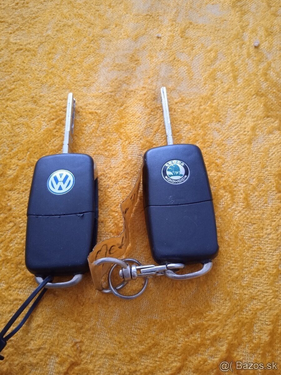 Klúče Škoda a Volkswagen - 2