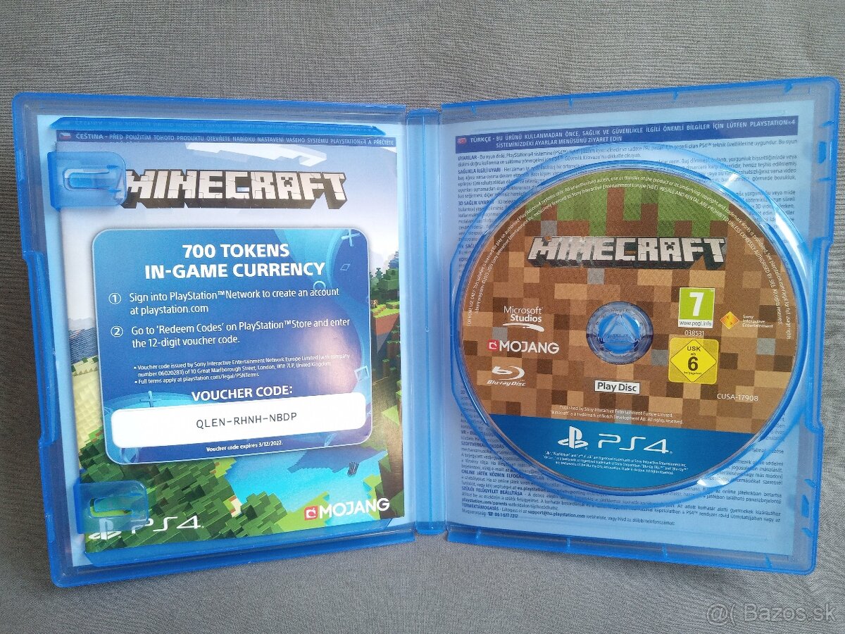📀 PS4 hra / 100 % čitateľnosť / Minecraft - 2
