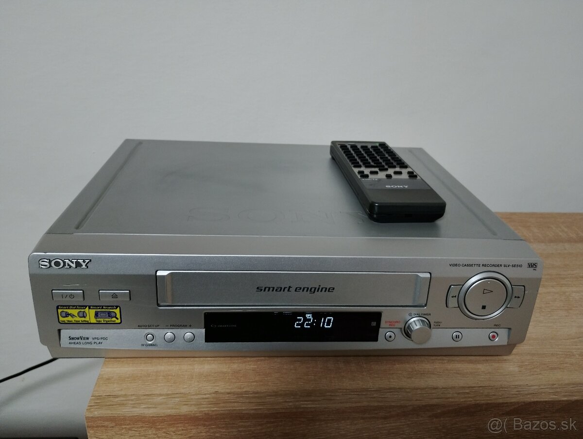 SONY videorekordér+ diaľkový ovládač. - 2