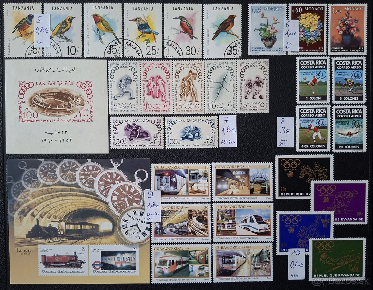 Postove znamky Mix 4 (101poloziek) - 2