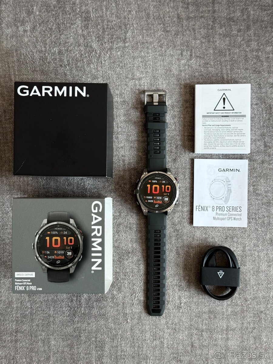 NOVÉ Garmin Fenix 8 Pro 47mm I Titanium Graphite - 2