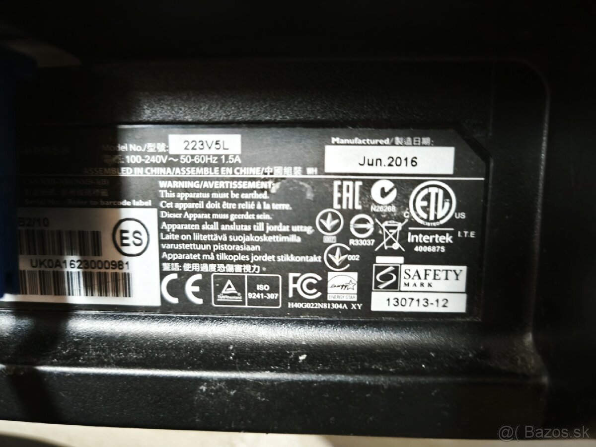 Monitor Philips 223V5L - 2