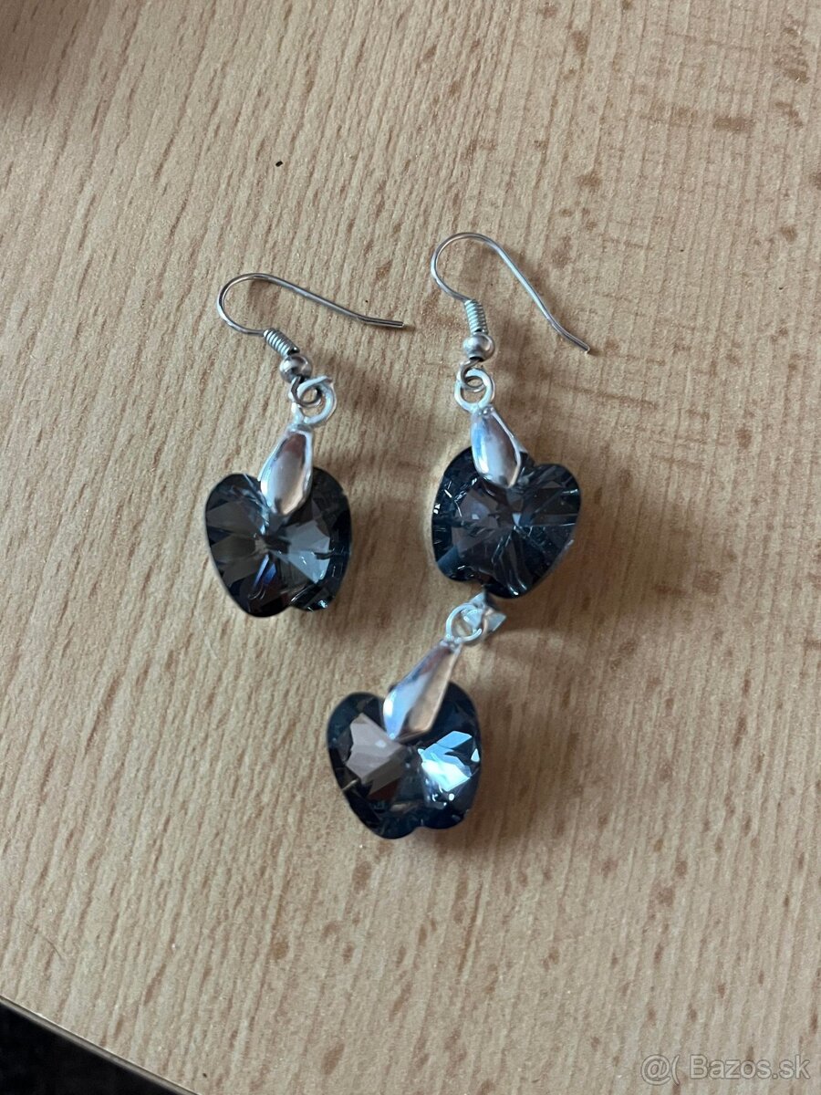 Swarovski set nášnice a prívesok - 2