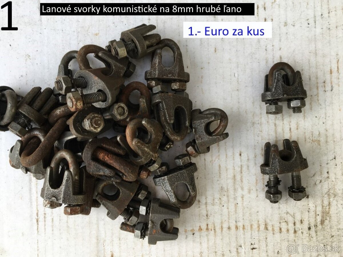 Lanové a otočné svorky rôzne druhy ČSSR - 2