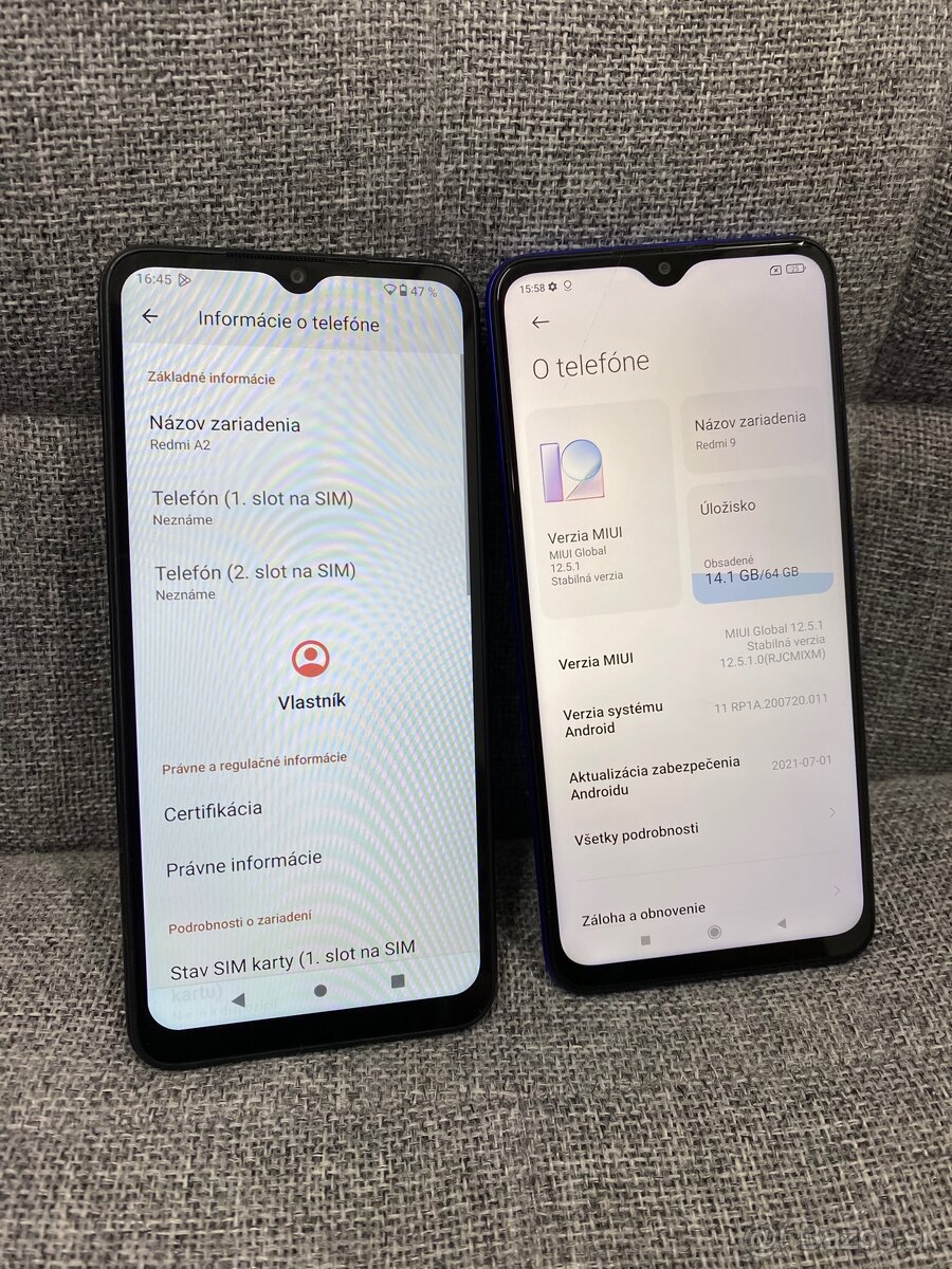 Xiaomi Redmi A2 (40€) a Redmi 9 (40€) - 2