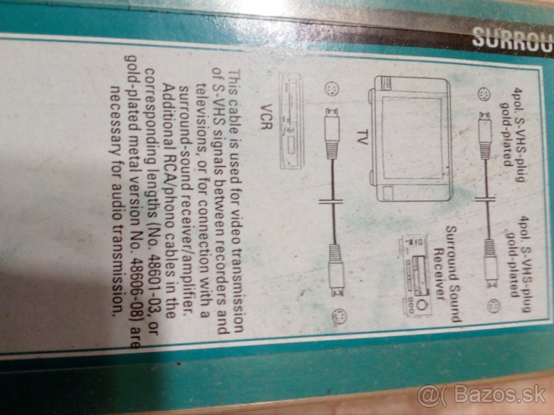 Prepojovacie kábly S-VHS 48646 - 2