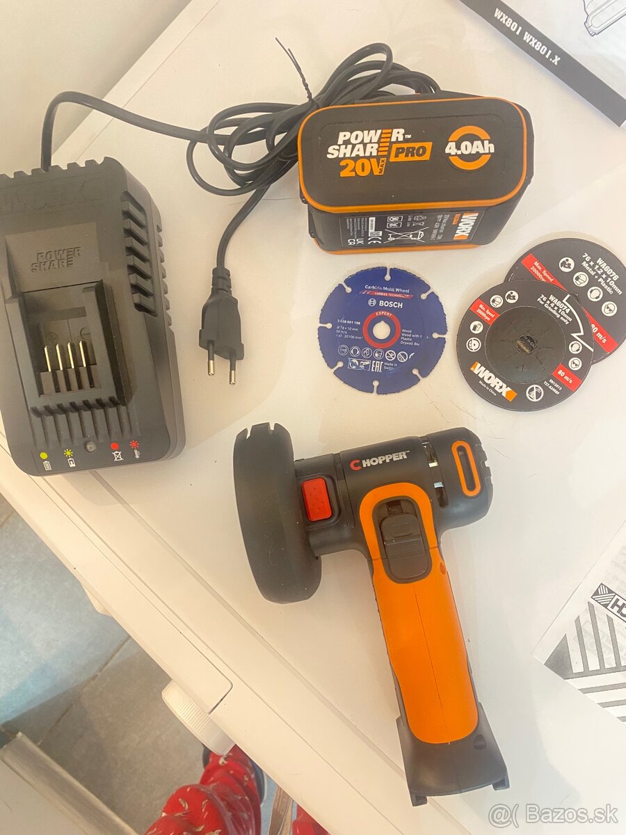 AKU Flexa/Uhlova bruska WORK + bateria/nabijacka - 2