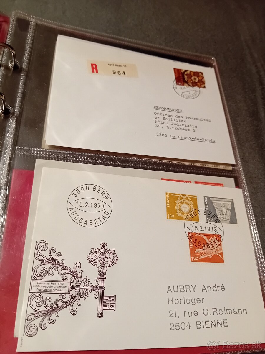 Album Švajčiarsko FDC - 2