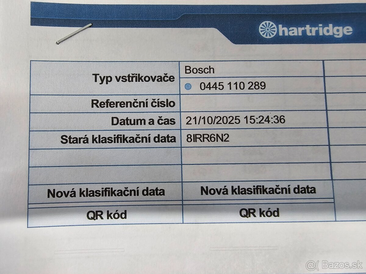 Vstrekovacie trisky Bosch 0445 110 289 BMW N47 N47N - 2