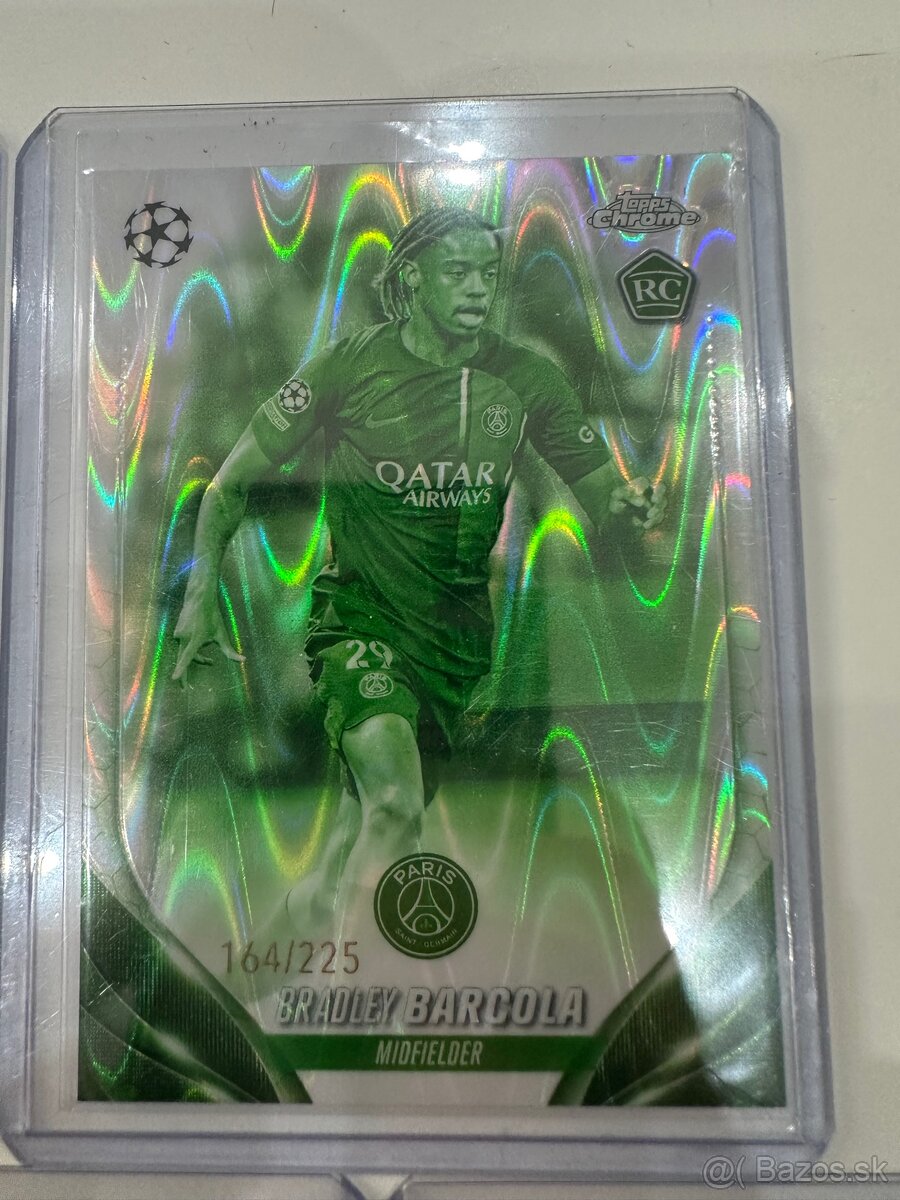 TOPPS CHROME FUTBALOVÉ KARTIČKY KARTY - 2
