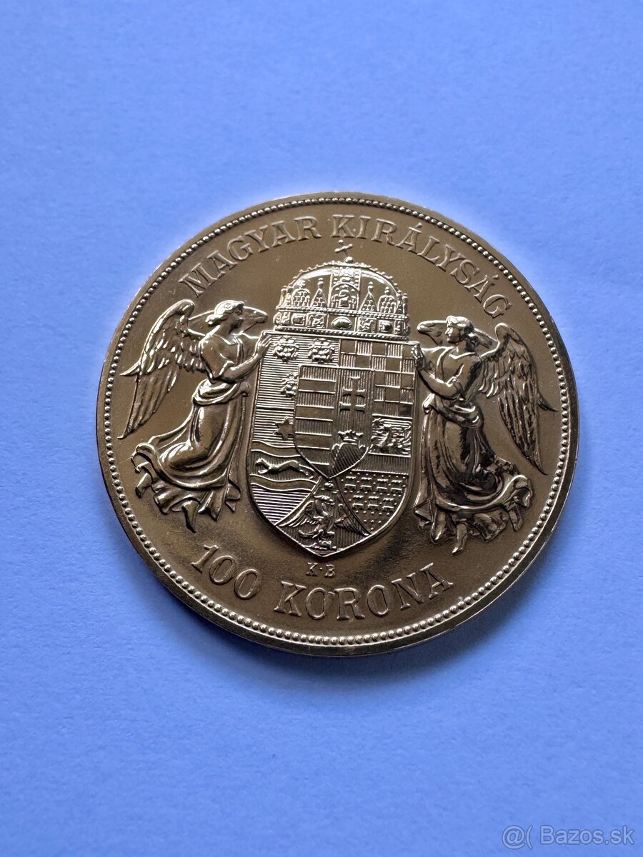 Krásna 100 koruna 1908 Au - 2