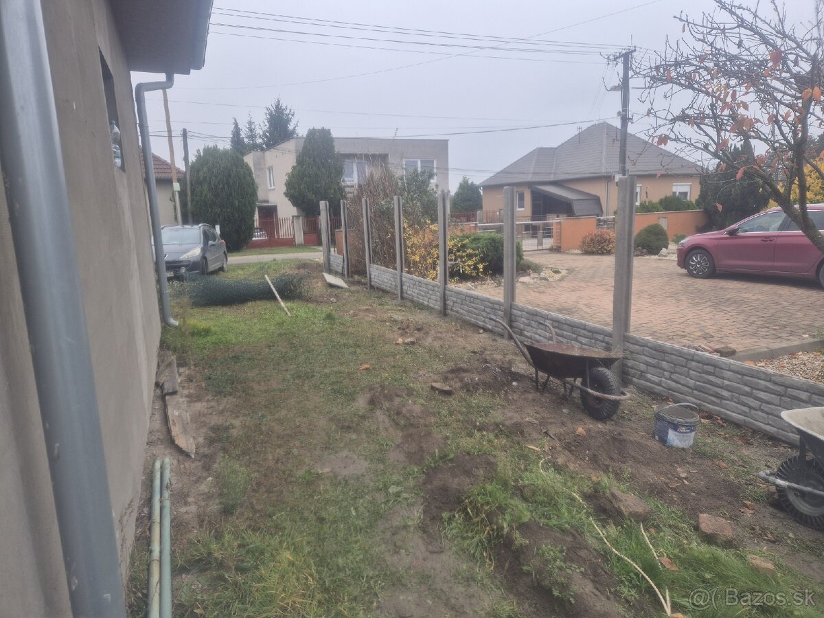 Betónové ploty, výroba, montáž - 2