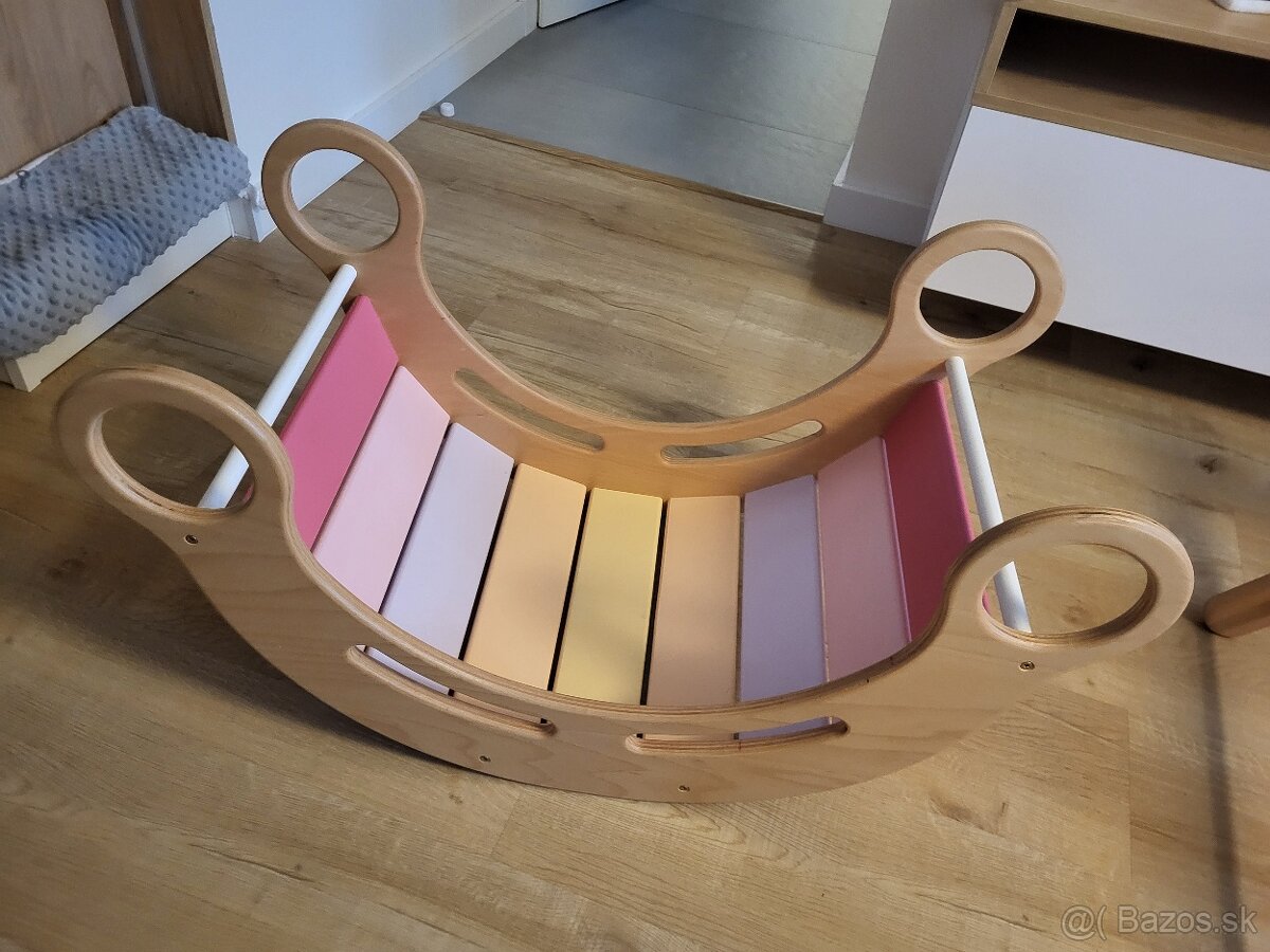 Montessori hojdacka, triangel a doska - 2