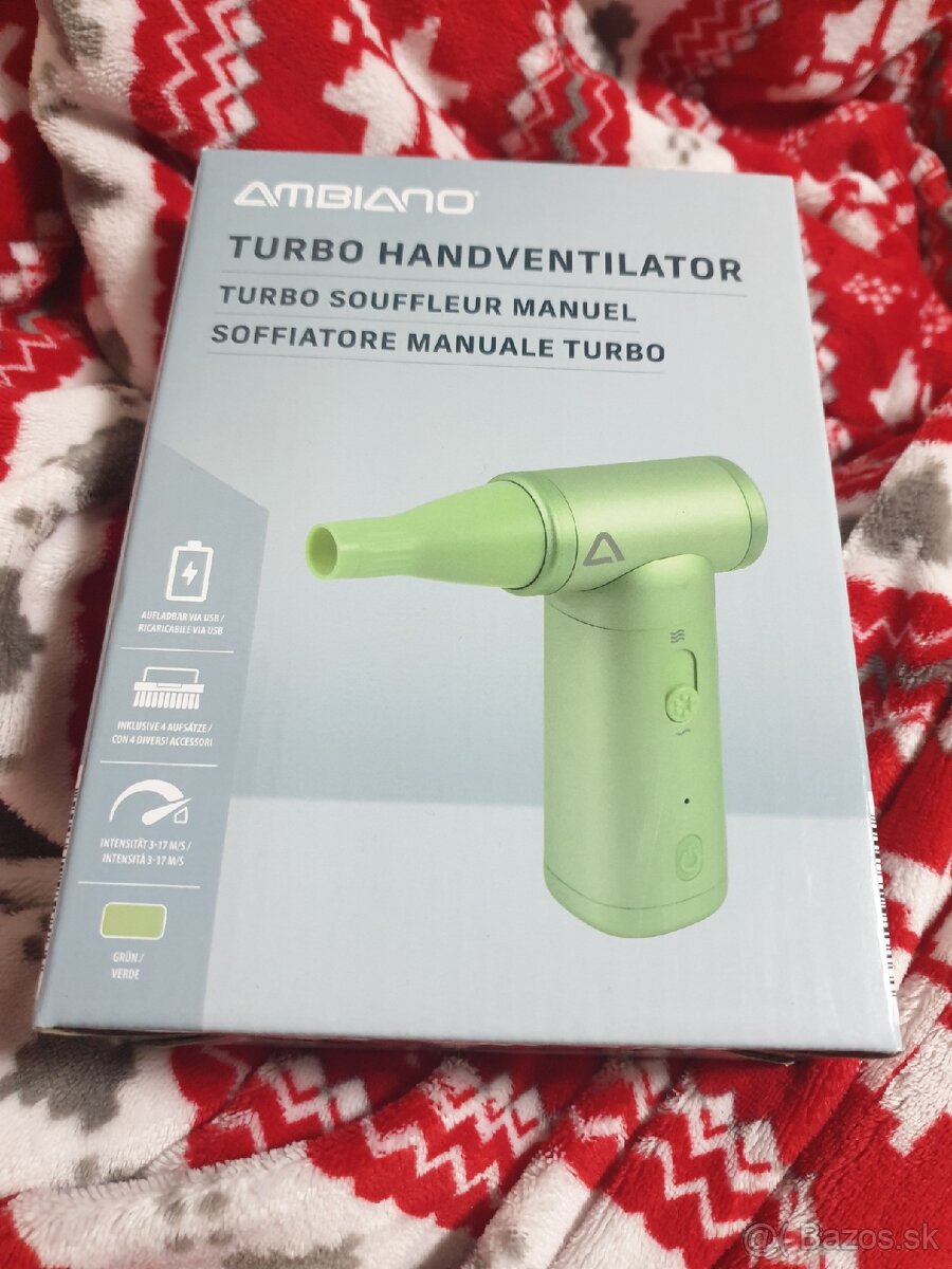 Turbovetrák s rýchlosťou až 17m/s na nabíjanie - 2