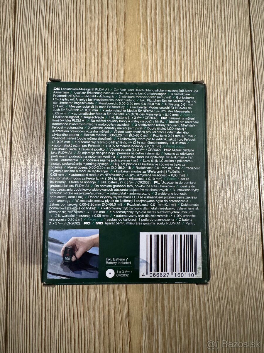 Predám PARKSIDE merač hrúbky laku - 2