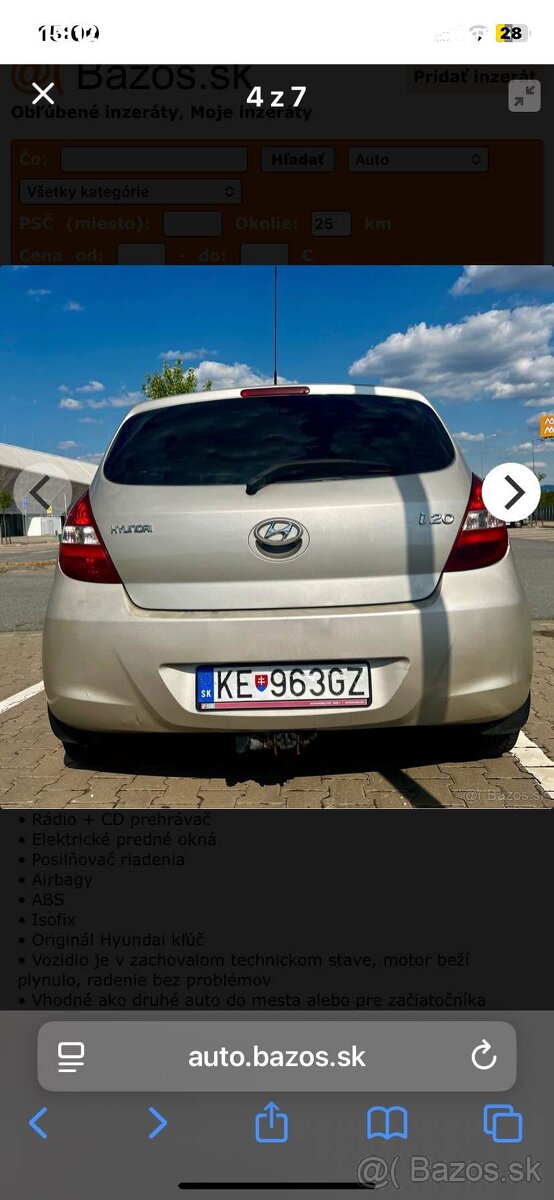 Hundai i 20 1.4 +elektrony - 2