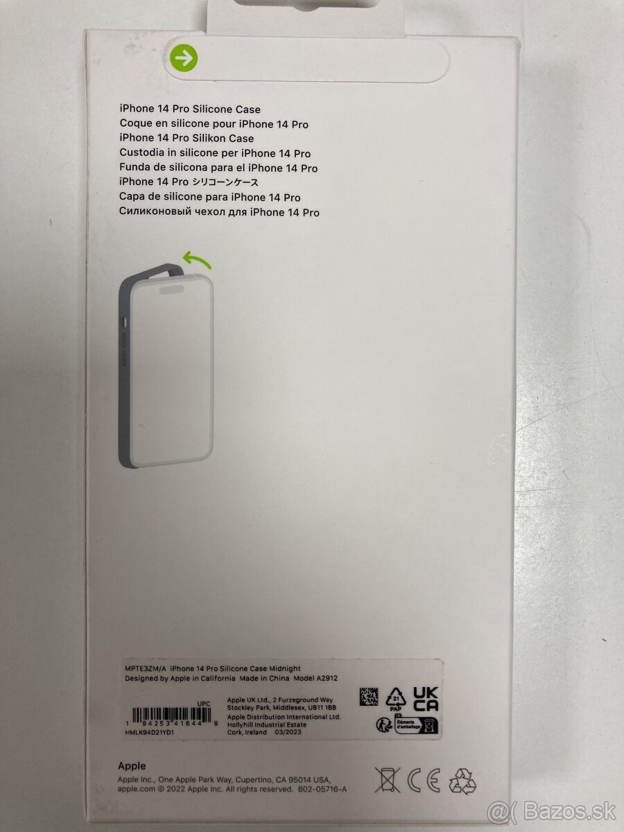 Apple iPhone 14 Pro Silicone Case MagSafe Midnight ORIGINAL - 2