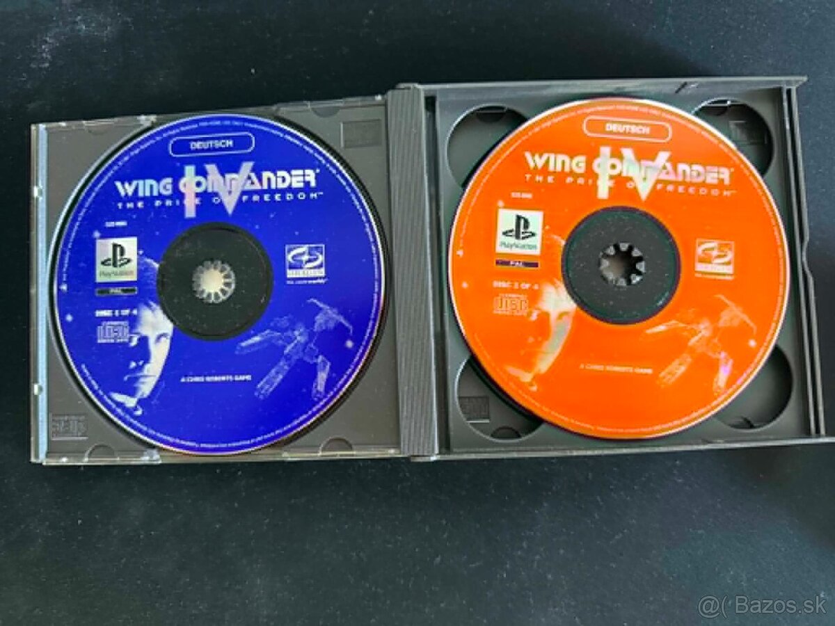 Wing Commander IV PS1 / Black Label / 4 Disky - 2