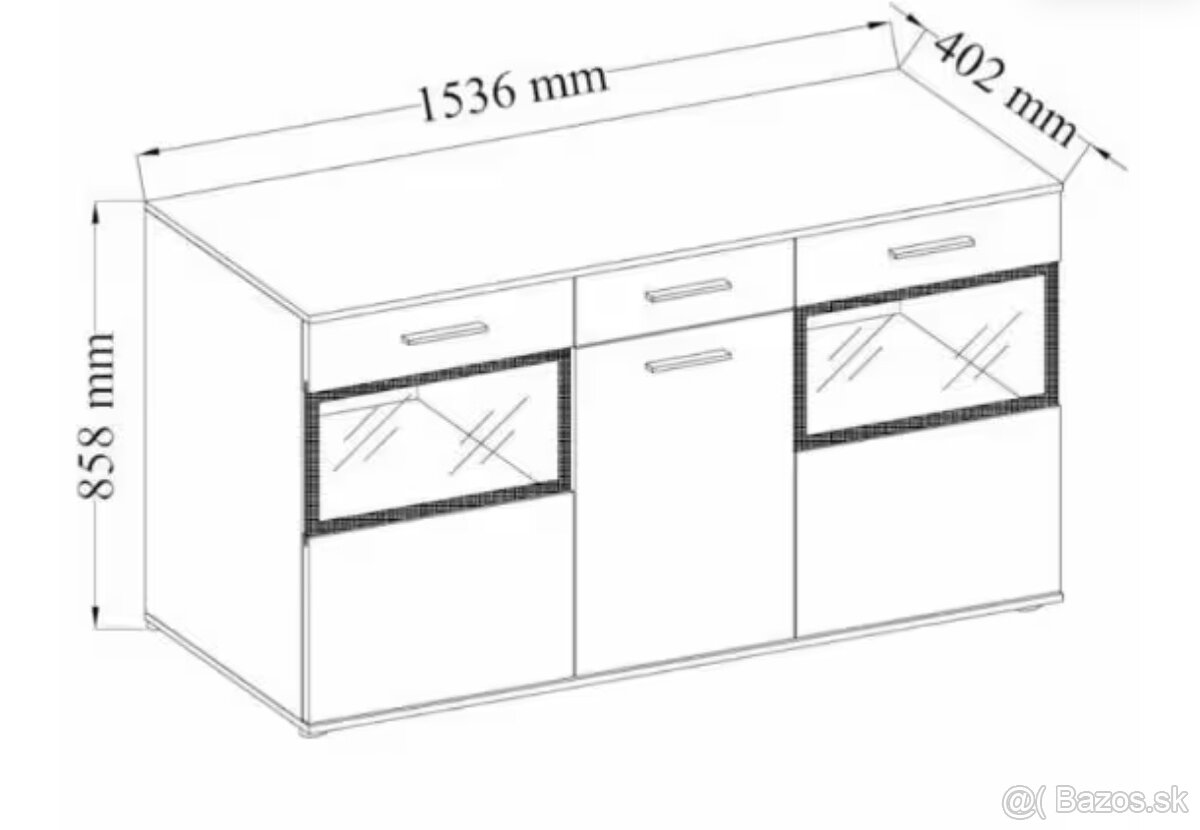 Na predaj Úplne Nová komoda 3D1S - 2