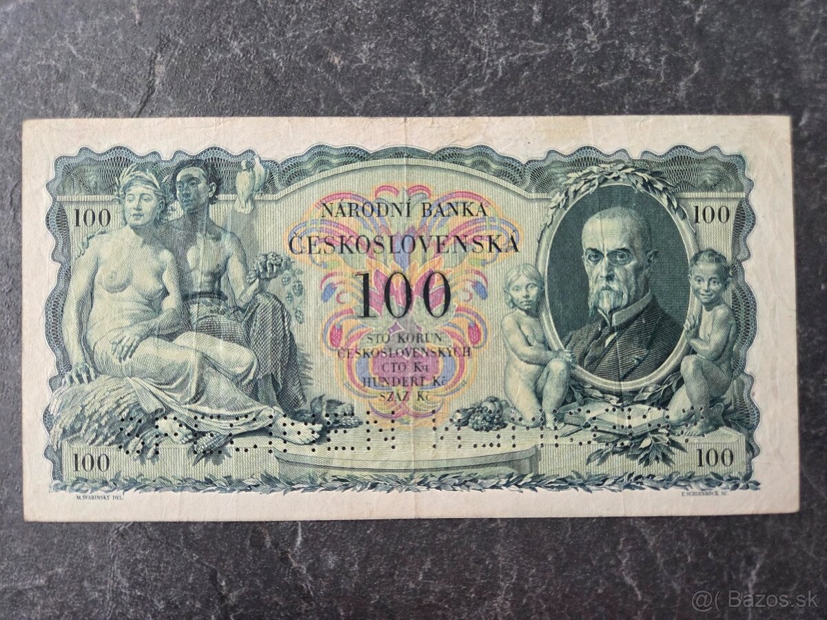 100 Kč 1931/1939 - 2