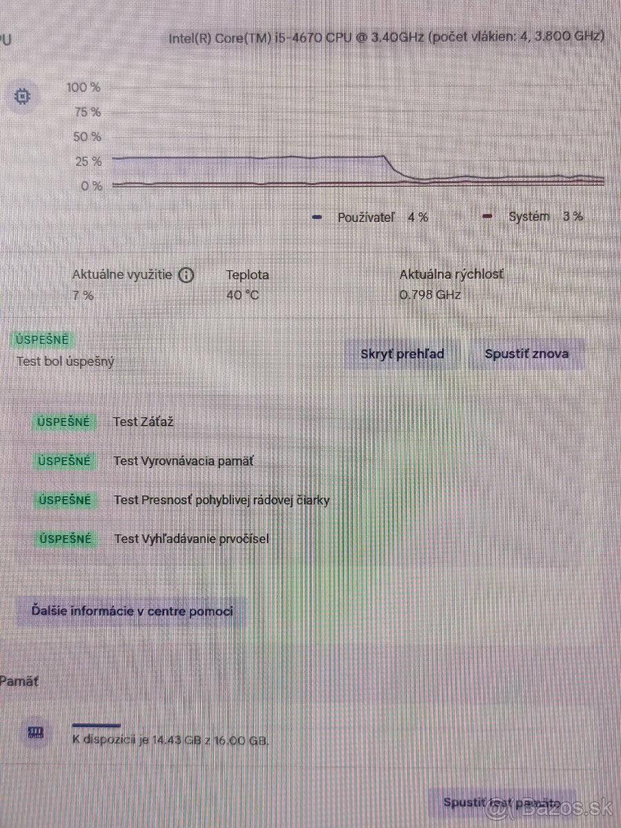 Intel i5 , 16GB RAM - 2