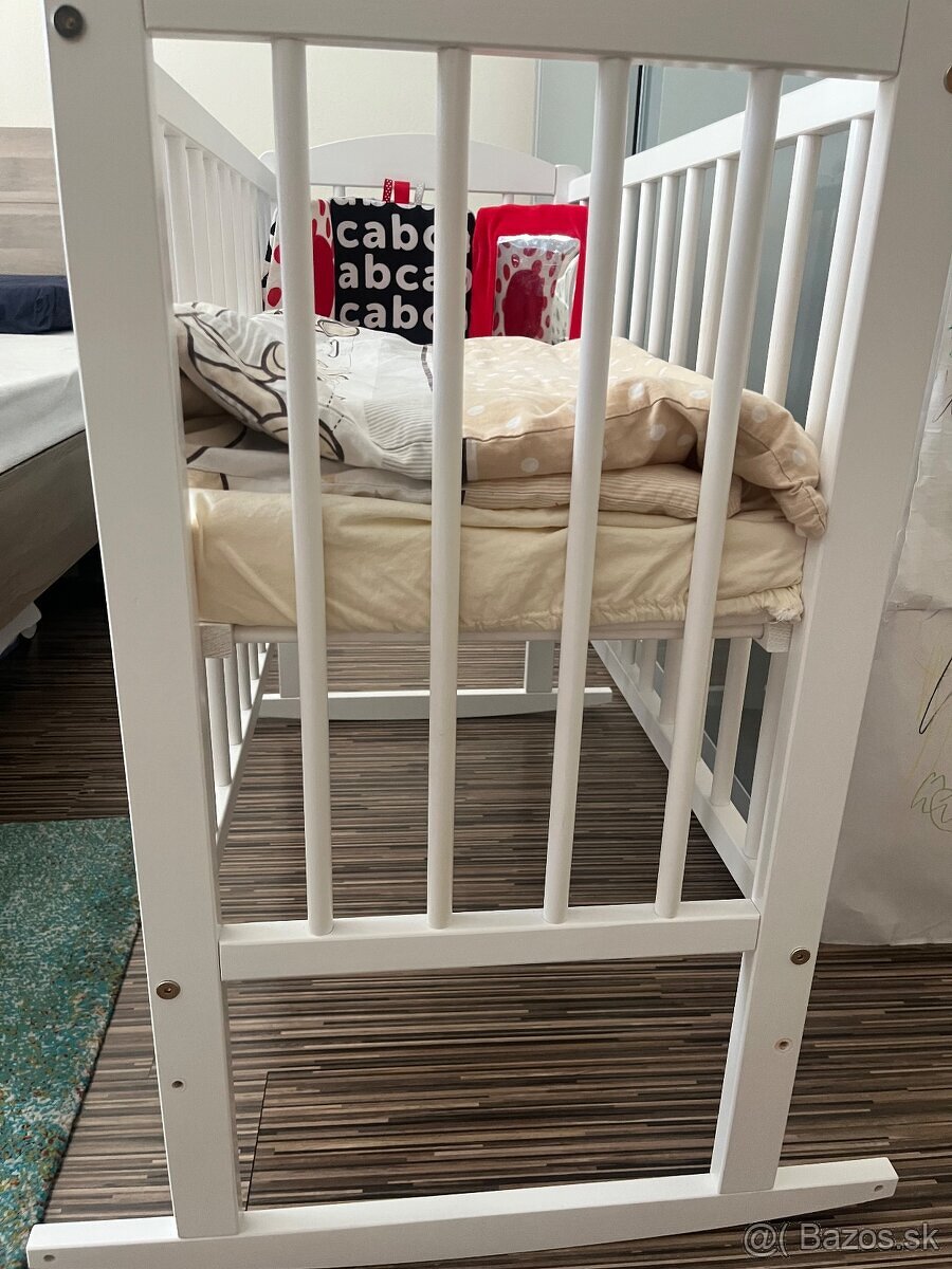 Detska postielka 3v1 s matracom, 90x40cm - 2