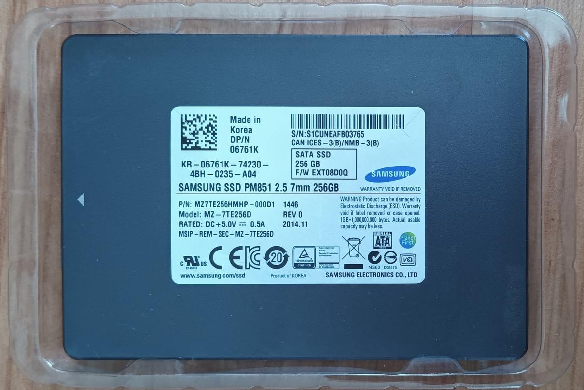 SAMSUNG SSD 256GB - 2