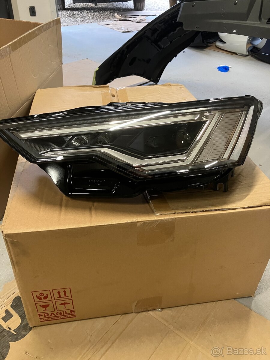 predni svetlo audi a6 C8 levy leve ridice FULLLED - 2