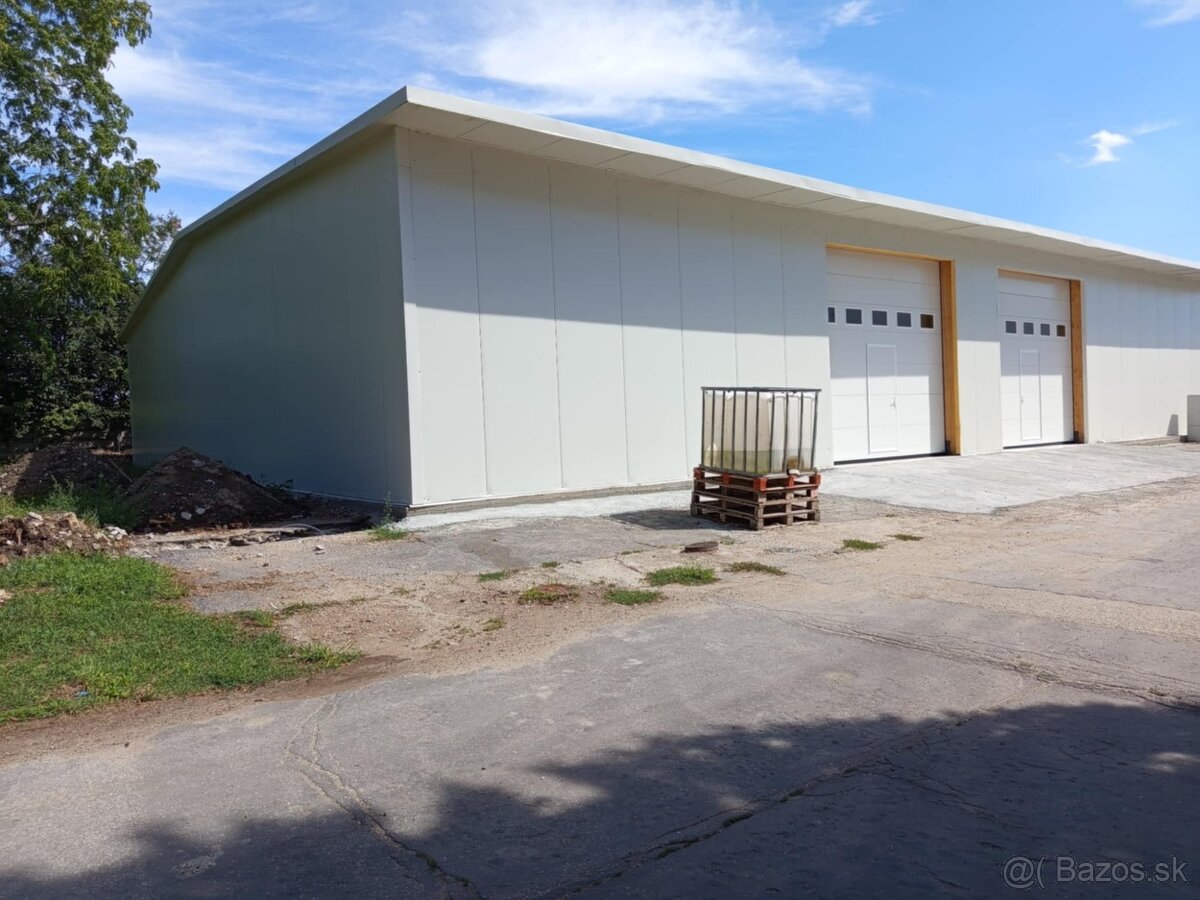 NA prenájom hala 1100m2,LEvice - 2