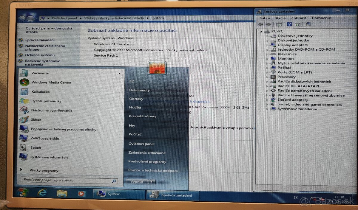 Ponúkam PC Zostavu AMD Athlon 64 X2, 5000+ SSD - 2