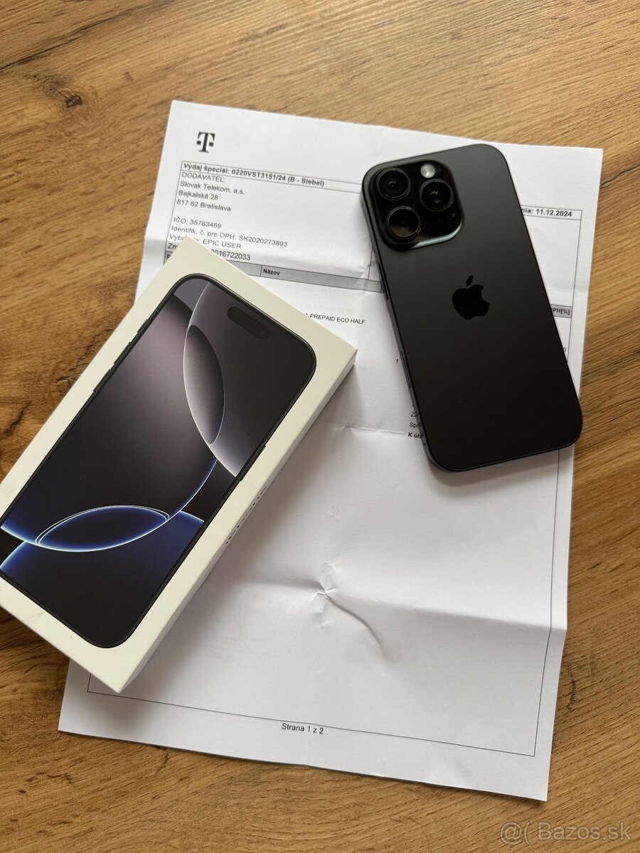 iPhone 16 Pro Black Titanium 256GB - 2