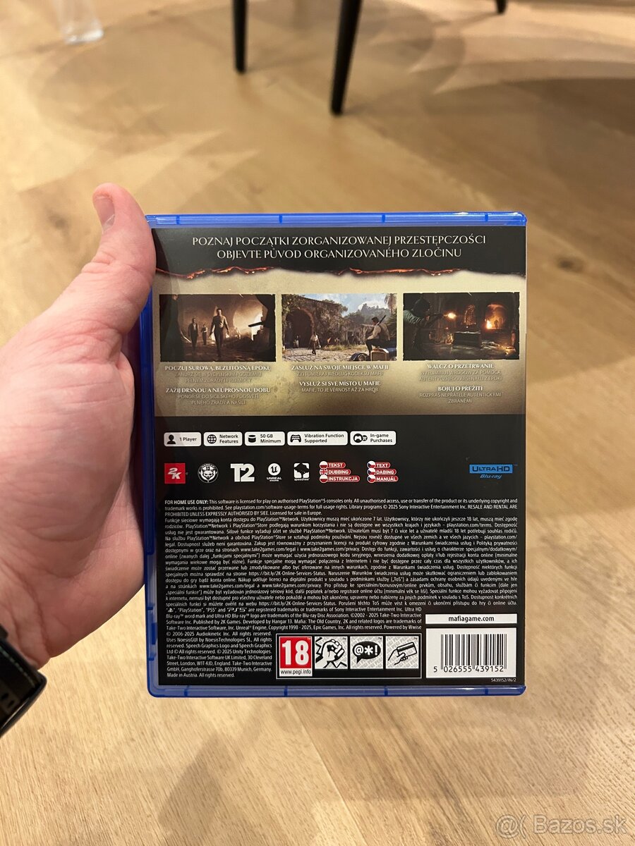 Mafia Domovina PS5 - 2